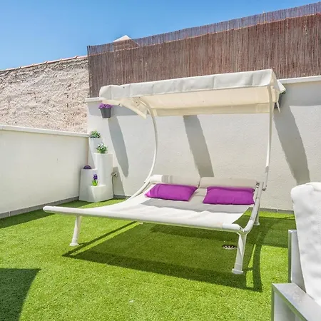 Atico Con Terraza Ac 1Hab En El Centro Y Piscina Comunitaria Apartamento *