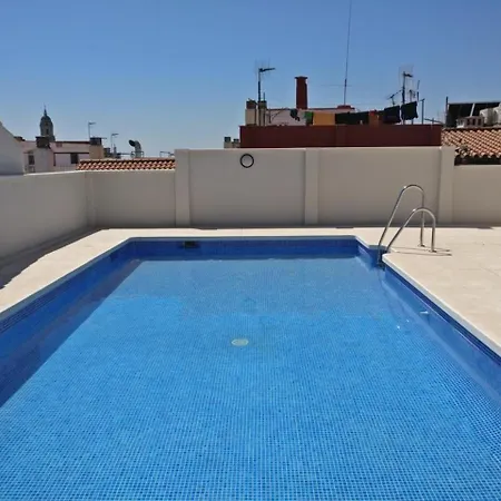 Atico Terraza Privada Piscina Centro Ac Nuevo 1hab Apartment